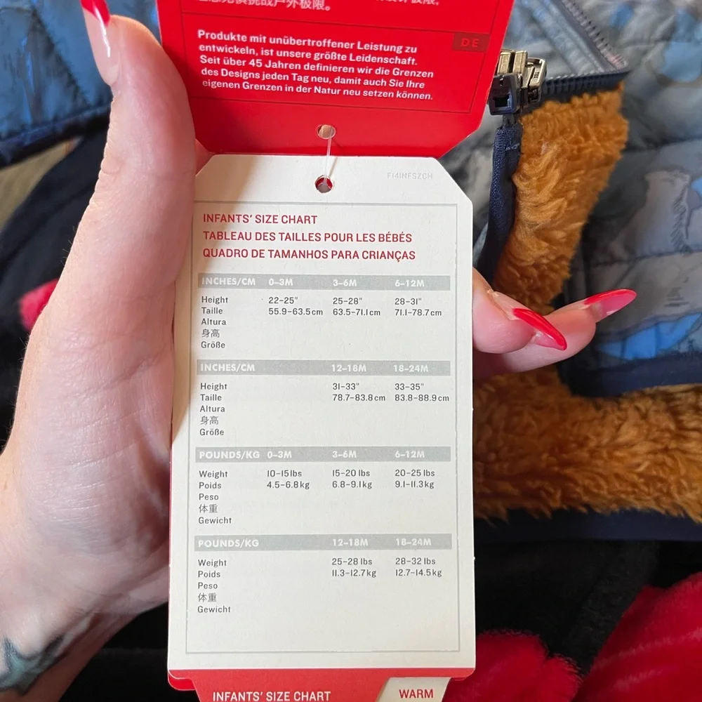 🆕 north face infant  jacket 3-6 - Picture 7 of 9